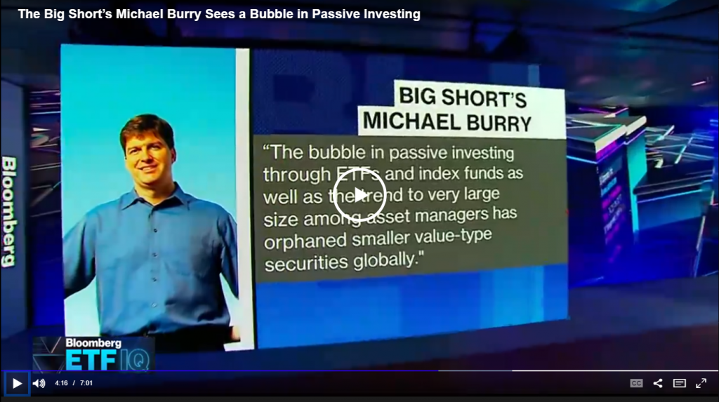 Michael Burry over de ETF bubbel
