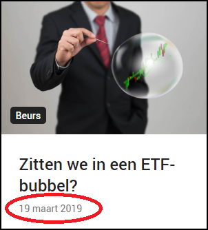 blog ETF bubbel